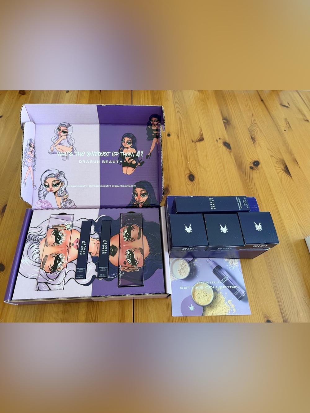Dragun Beauty Purple Eyeshadow & Lip Bundle